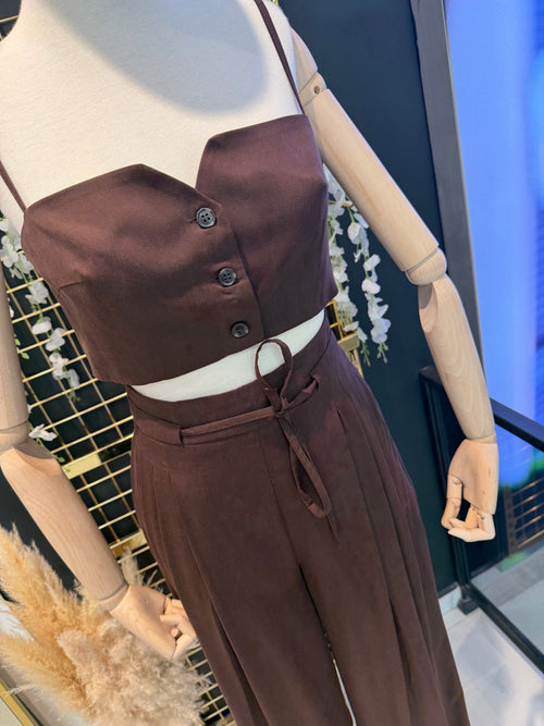 İkili Croplu Takım – Pantolon & Crop
